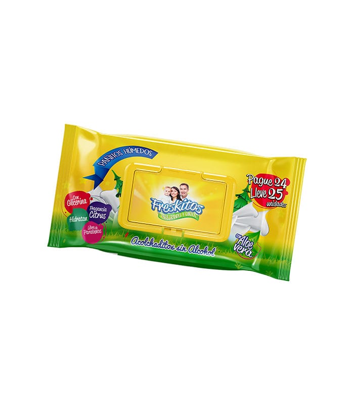 PAÑITOS HUMEDOS FRESKITOS X 25